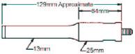 Sonda de 13 mm - 130 W, de 50 a 150 ml, con extremo reemplazable