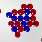 Particules color�es (choix : 1-50 microns)