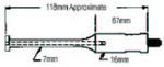 Flat tip atomization sonotrode 20 kHz 100 ml/min