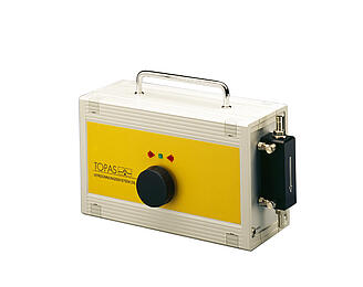 Sistema de dilución para aerosoles DIL 555, vista frontal