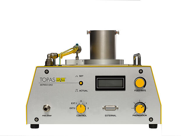 Vista frontal del SAG 410