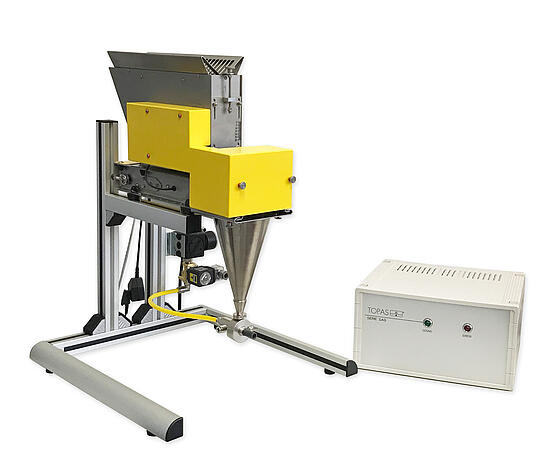 Generador de polvo SAG 420, vista frontal