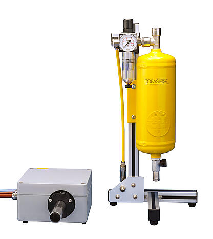 Generador de gotas grandes LDG 244, vista frontal