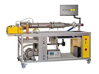 Banco de pruebas para medios filtrantes AFC 132, parte frontal