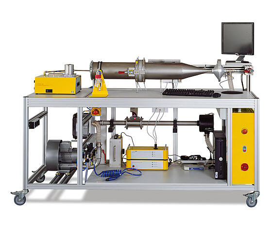 Banco de pruebas para medios filtrantes AFC 132, vista frontal