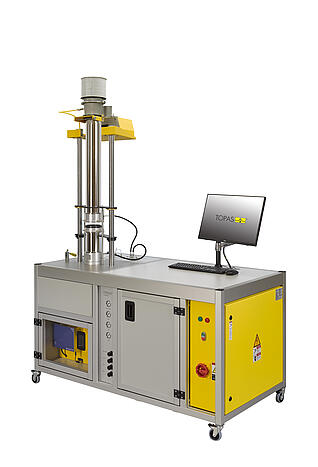 Banco de pruebas para medios filtrantes MBP 116, vista frontal
