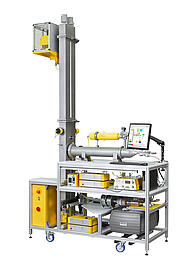 Sistema de ensayo de medios filtrantes lavables AFC 133, vista frontal
