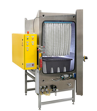 Cabina de acondicionamiento TDC 584 /ATEX, vista frontal