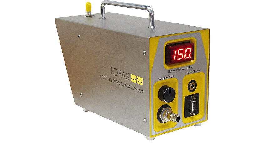 Atomizador generador de aerosol ATM 222: vista frontal