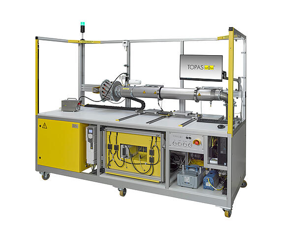 AFC 136: Banco de pruebas de elementos filtrantes. Vista frontal
