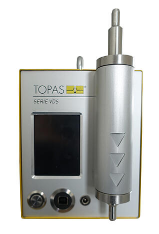 Sistema de dilución de aerosoles VDS 562: parte frontal