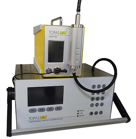 Sistema de dilución de aerosoles VDS 562 con contador láser de partículas de aerosol LAP 340