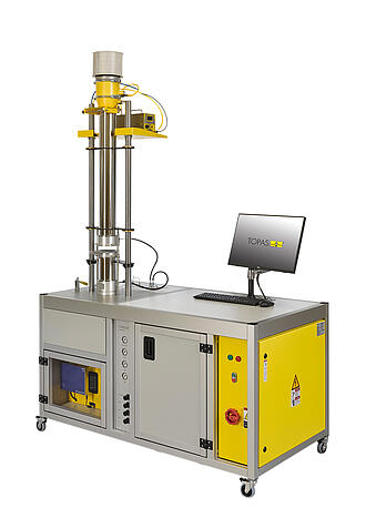 Banco de pruebas para medios filtrantes MBP 116, vista frontal