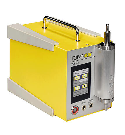 Sistema de dilución de aerosoles VDS 562: parte frontal