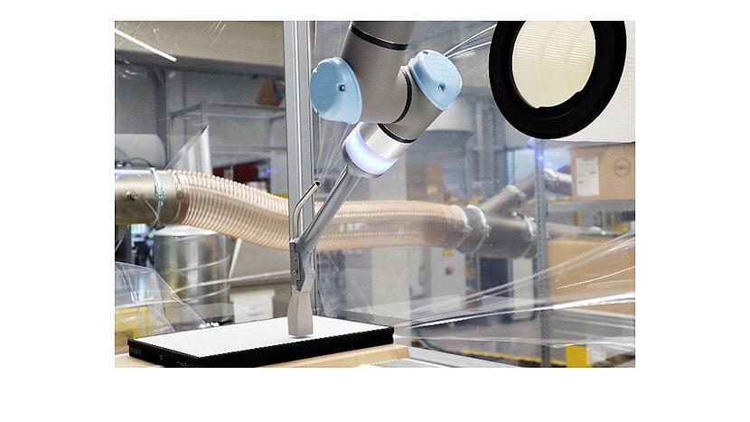 Sistema robótico de escaneo de filtros HEPA/ULPA AFS 151: Vista detallada